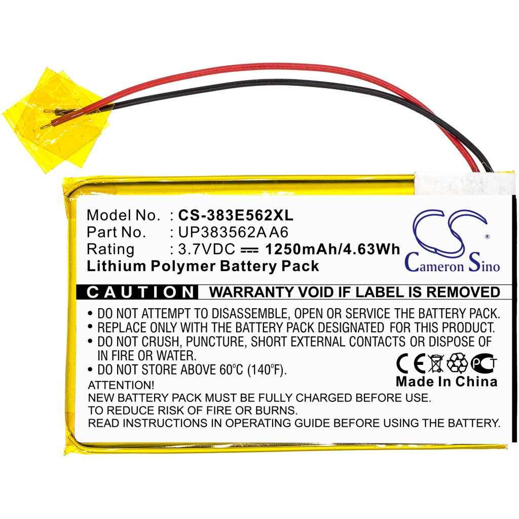 Batterier för surfplattor Palm CS-383E562XL