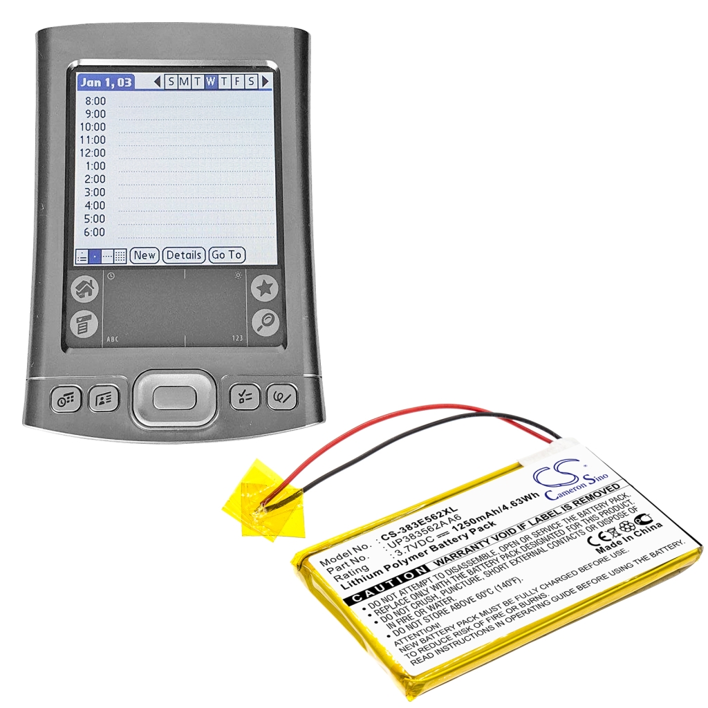 Batterier för surfplattor Palm CS-383E562XL