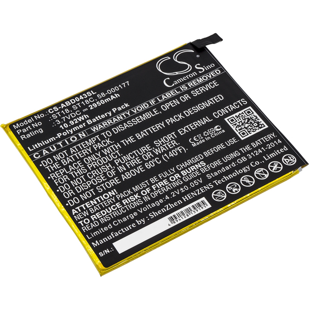 Batteries Tablet Battery CS-ABD043SL