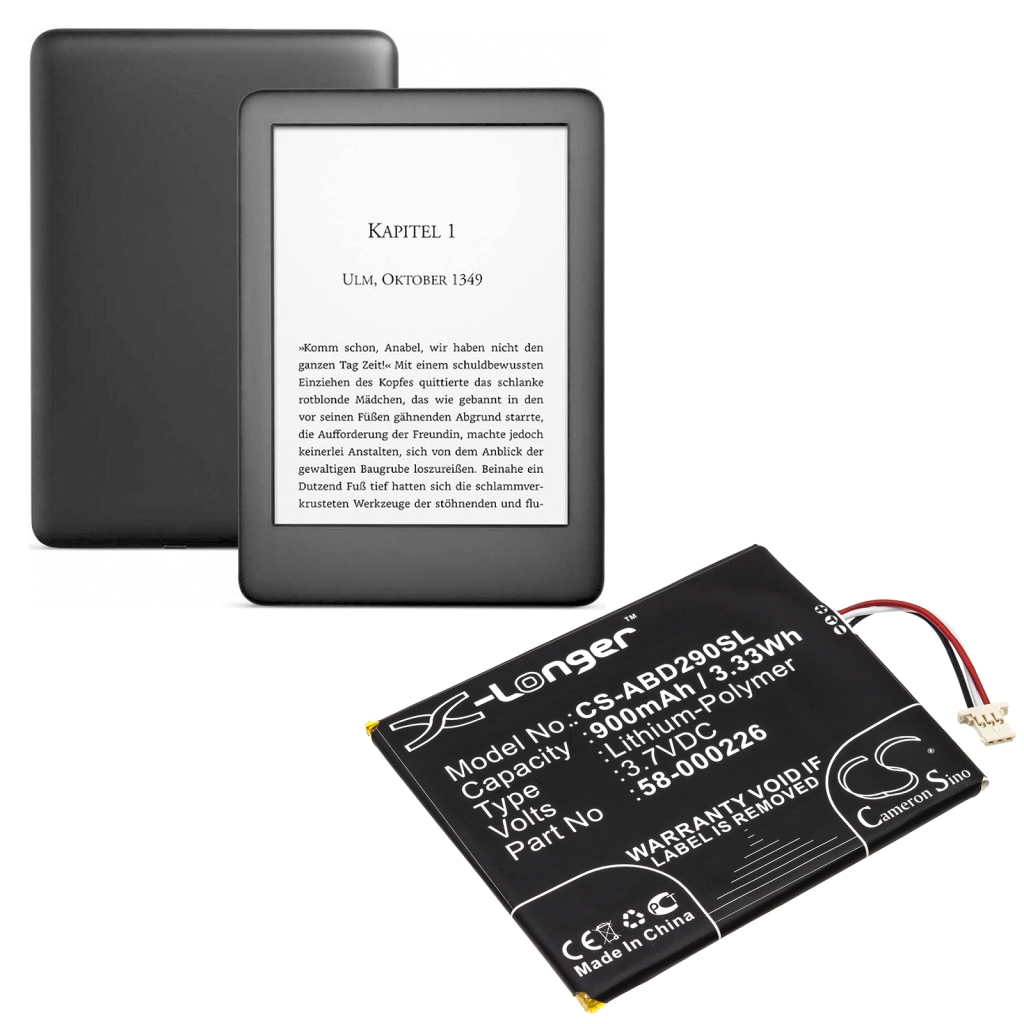 Ebook, eReader Battery Amazon CS-ABD290SL