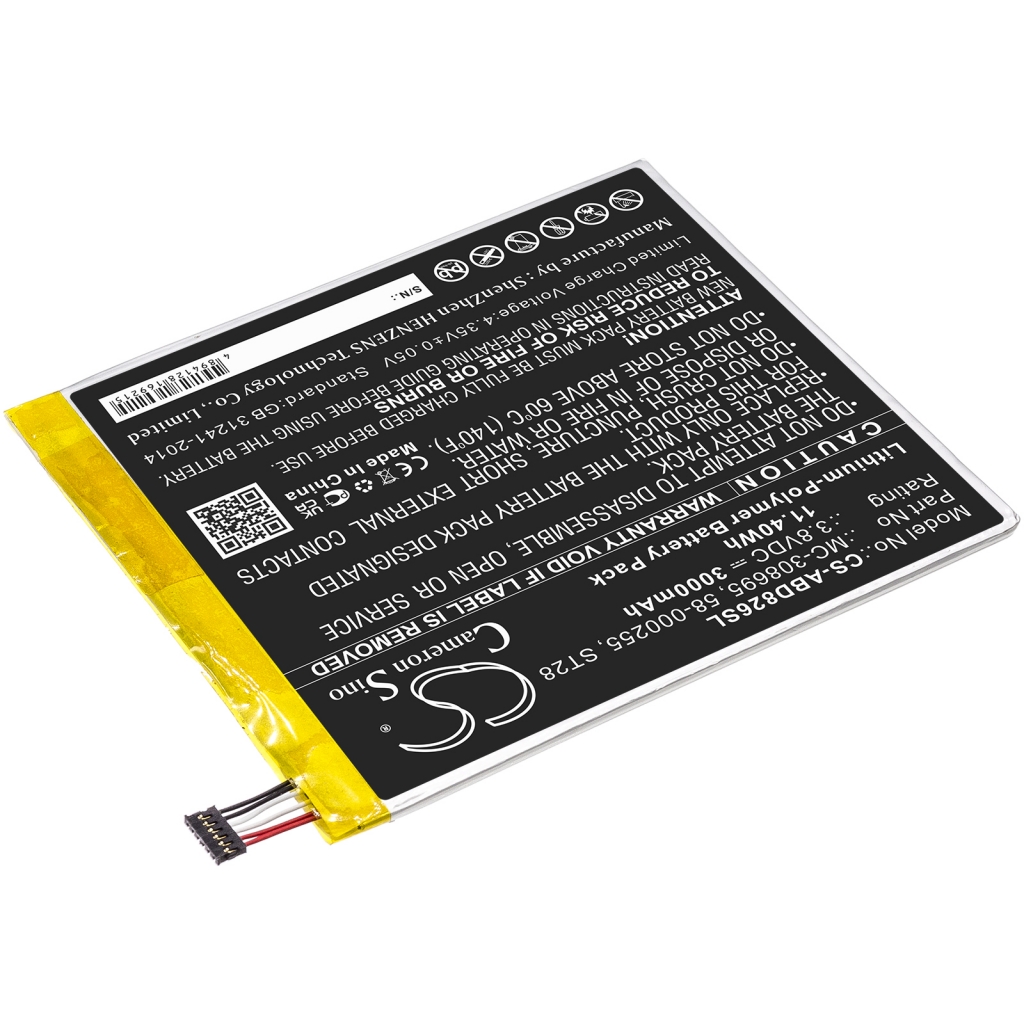 Batterier för surfplattor Amazon CS-ABD826SL