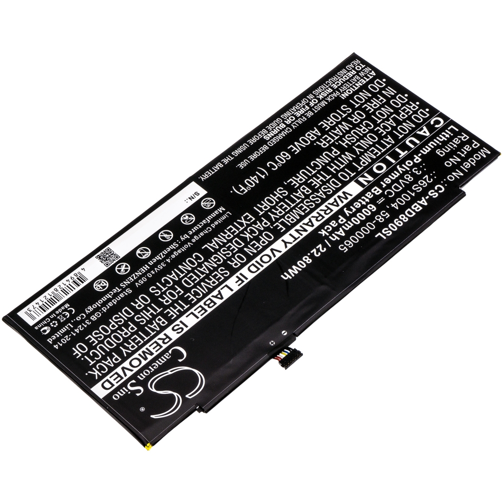 Batterier Ersätter 26S1004-A(1ICP3/98/82-2)