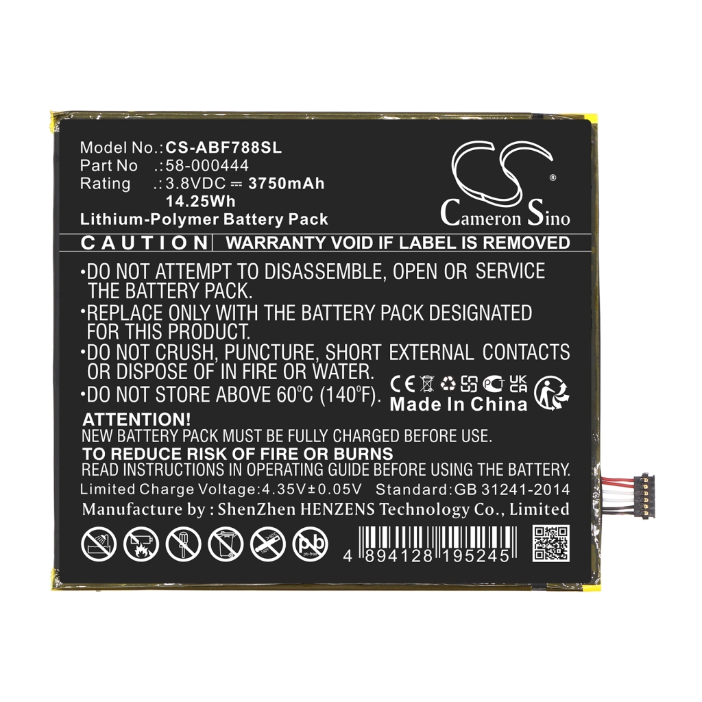 Batteries Tablet Battery CS-ABF788SL