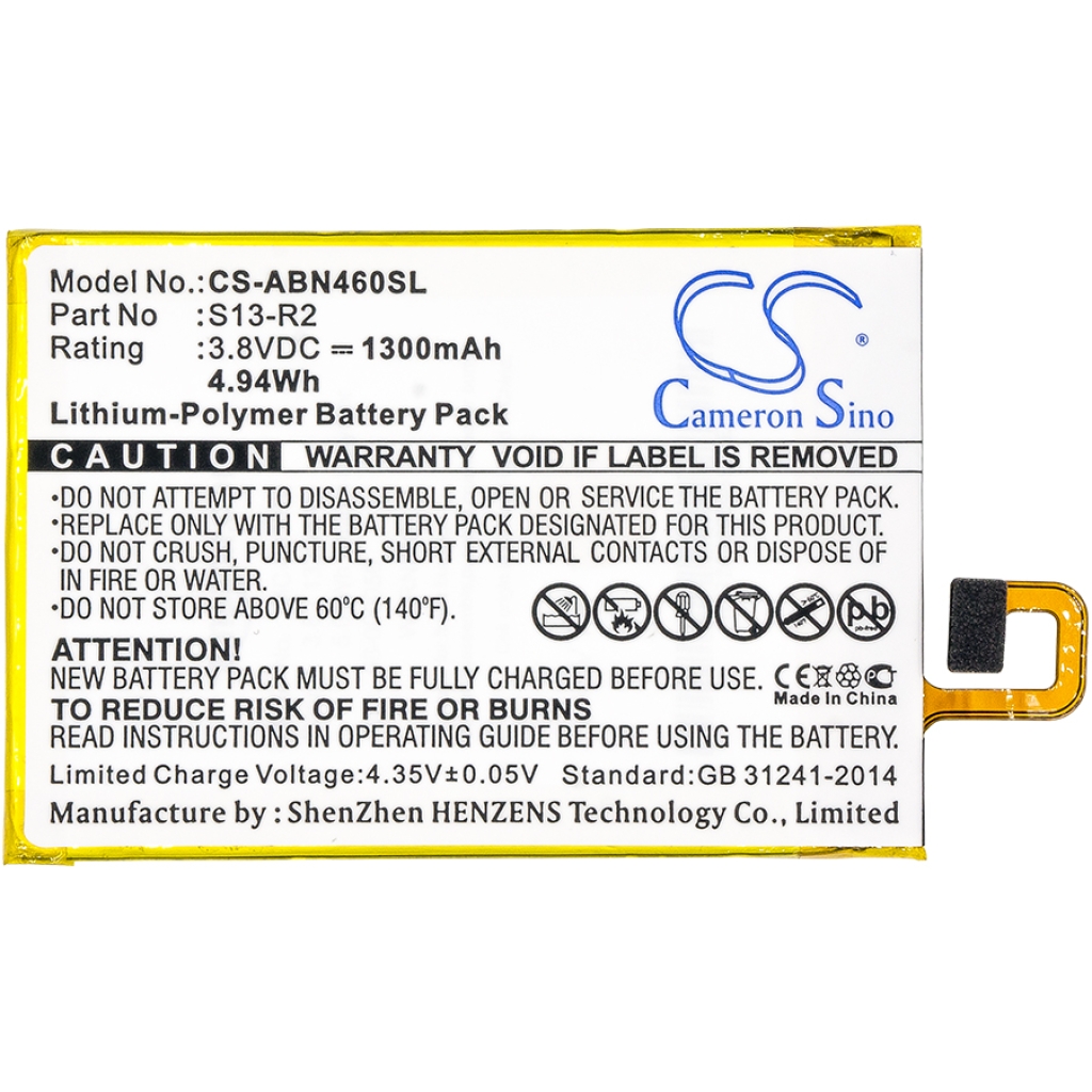 Batteries Tablet Battery CS-ABN460SL