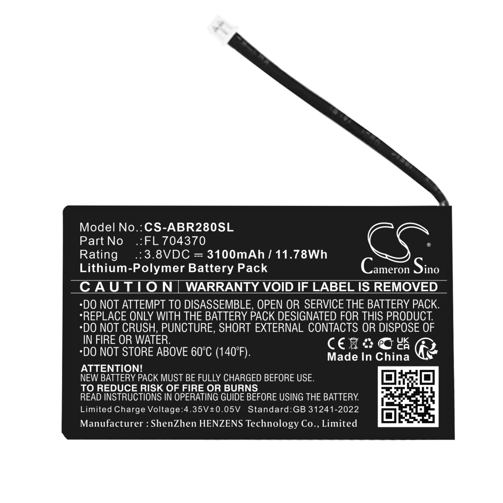 Game, PSP, NDS Battery Anbernic CS-ABR280SL