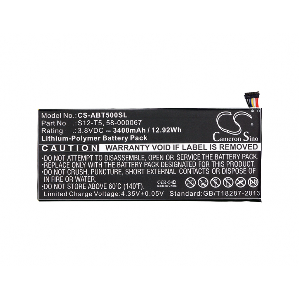 Batterier Ersätter 58-000067(1ICP4/59/139)