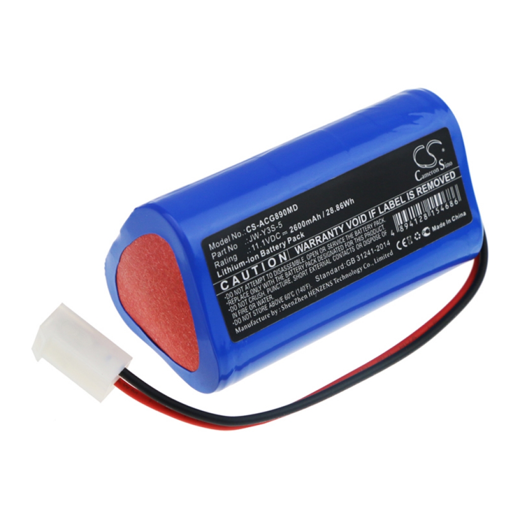 Batterier Ersätter ECG-8903