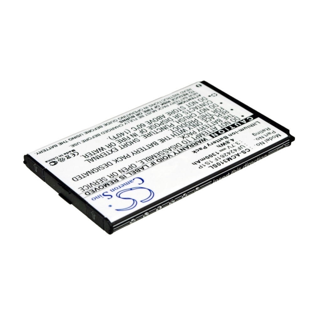 Batterier för surfplattor Acer CS-ACM310SL