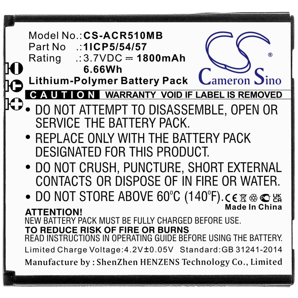 Battery Replaces 1ICP5/54/57