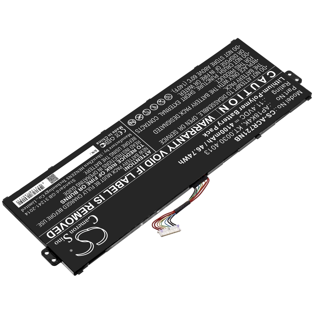 Batterier Ersätter Chromebook 311 C721 R721T