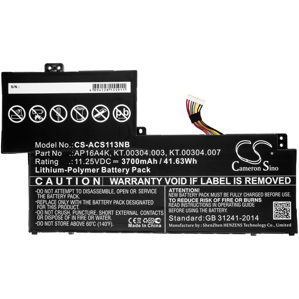 Battery Replaces KT.00304.003