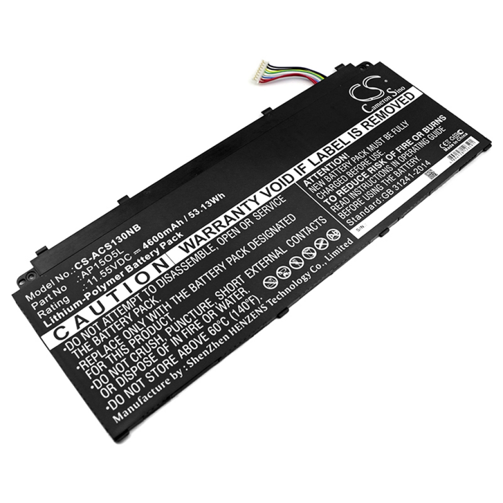 Batterier Ersätter Chromebook R13 CB5-312T-K8Z9