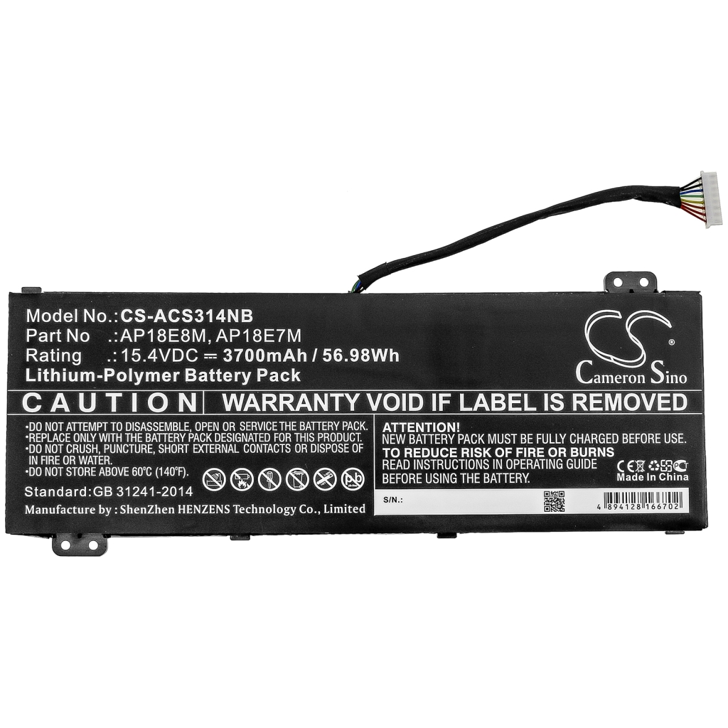 Battery Replaces AP18E7M