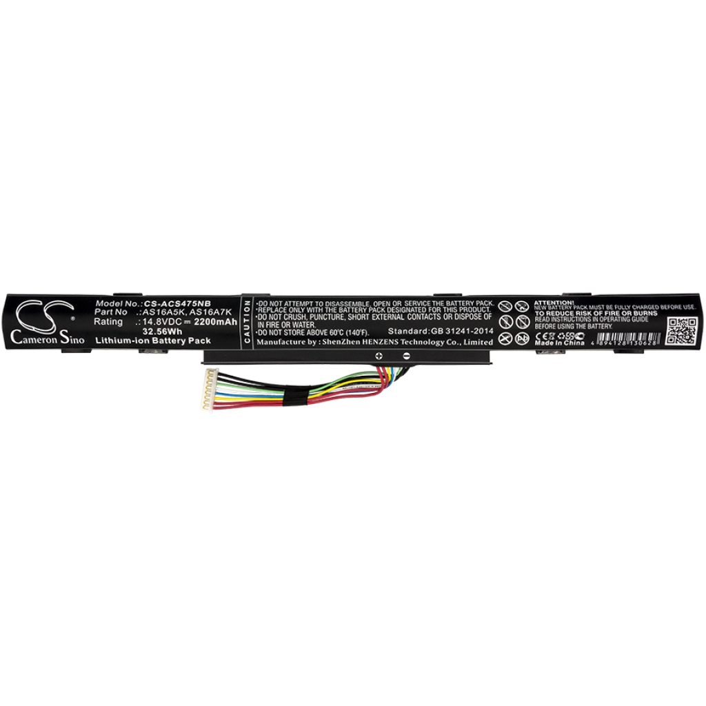 Batterier till bärbara datorer Acer CS-ACS475NB