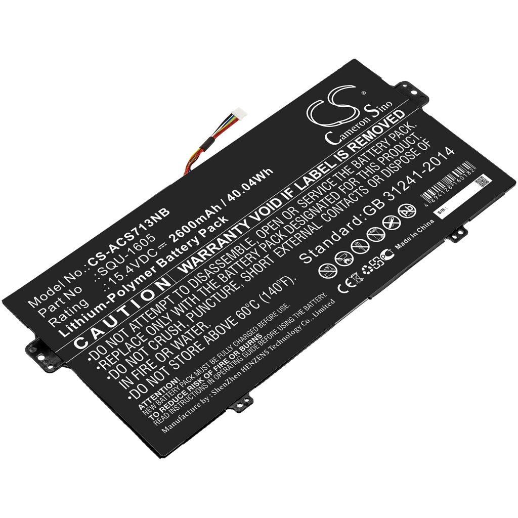 Batterier Ersätter Swift 7 SF713-51-M2SB
