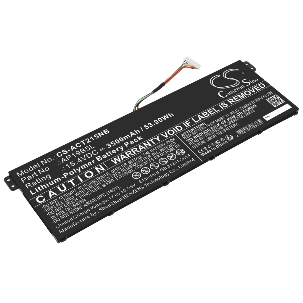 Batterier Ersätter TravelMate P2 TMP215-54-50KD