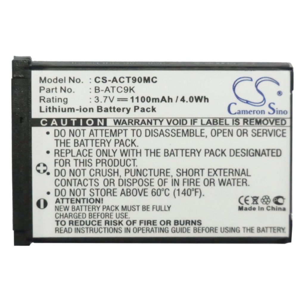 Battery Replaces B-ATC9K-JWP