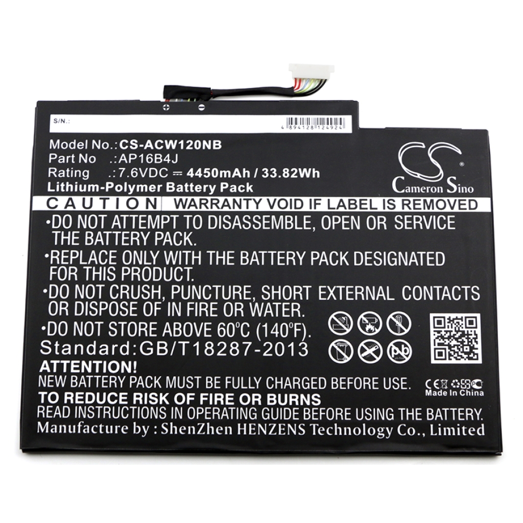 Batterier Ersätter Switch 5 SW512-52-56YX