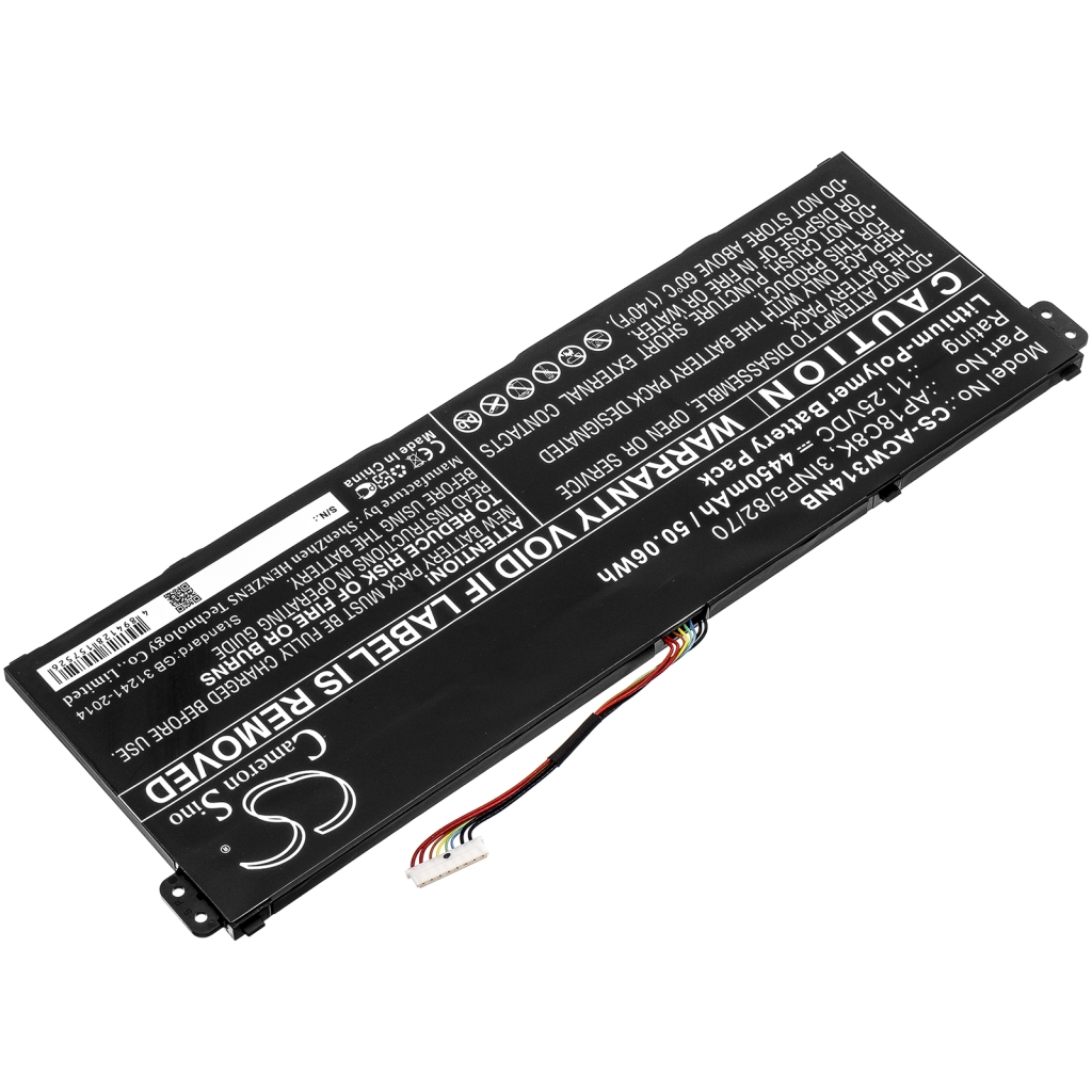 Batterier till bärbara datorer Acer CS-ACW314NB