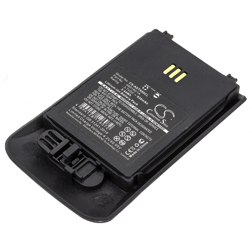 Aastra Batterier till trådlösa telefoner CS-ADT690CL