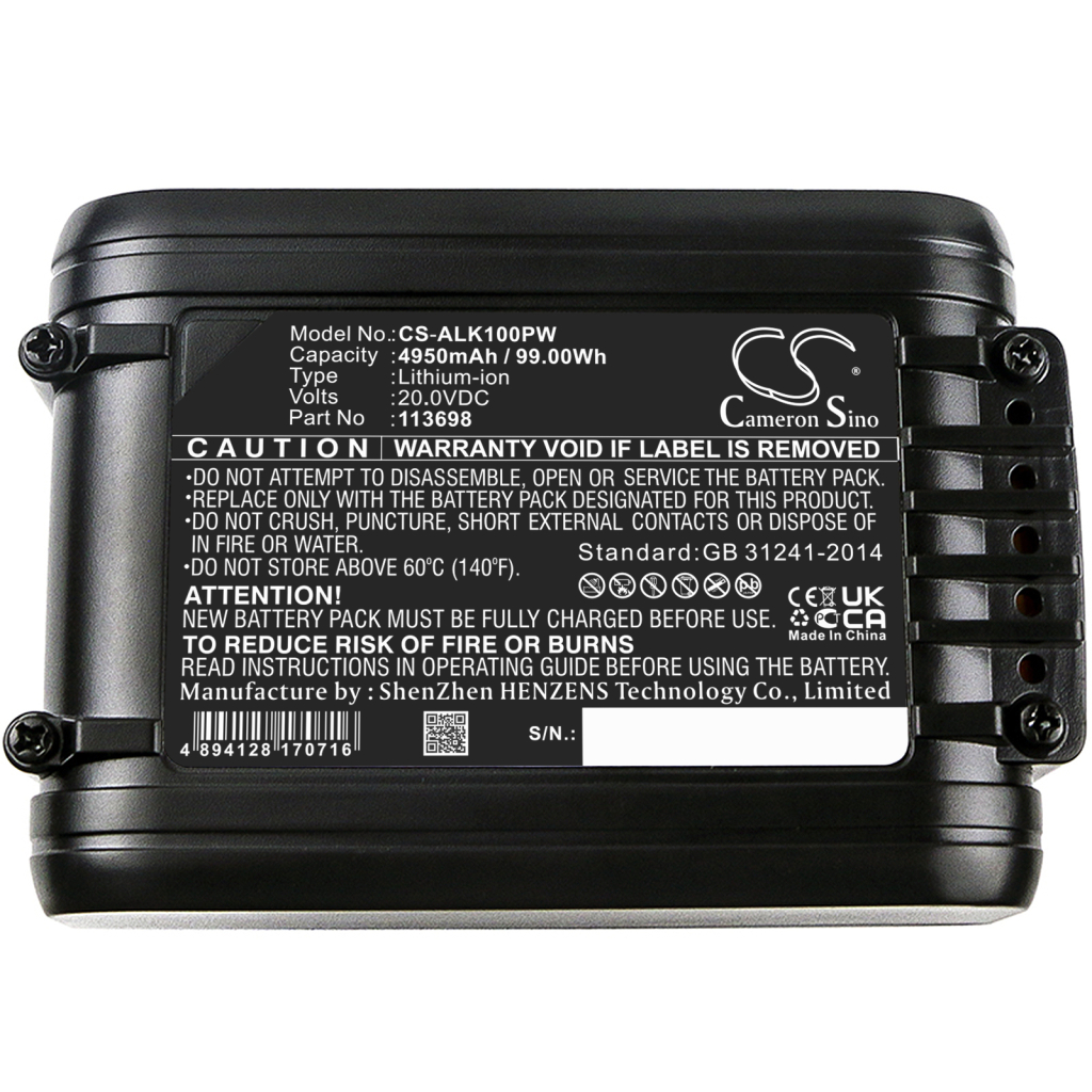 Batterier Ersätter LB 2060 (113537)