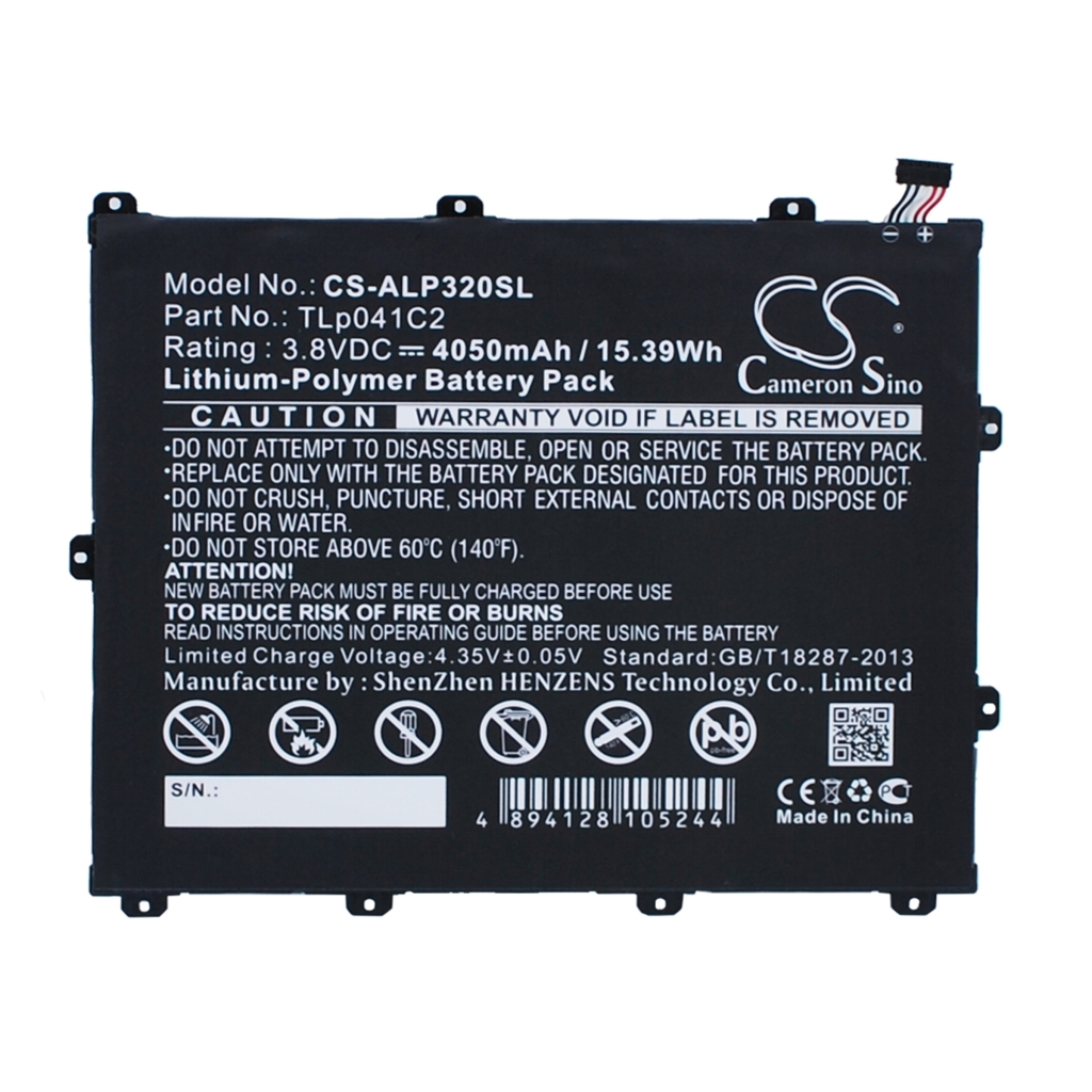 Tablet Battery Alcatel CS-ALP320SL