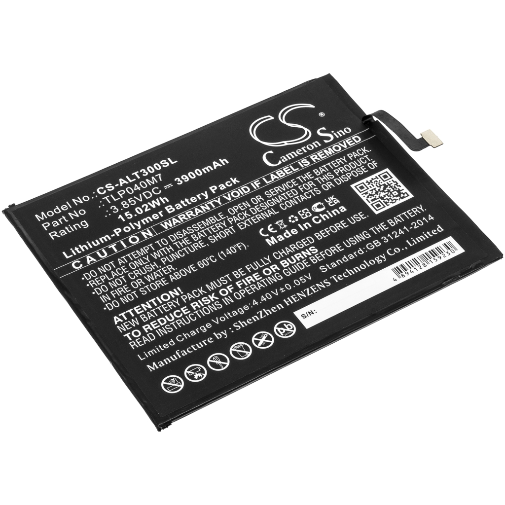 Batterier för surfplattor Alcatel CS-ALT300SL