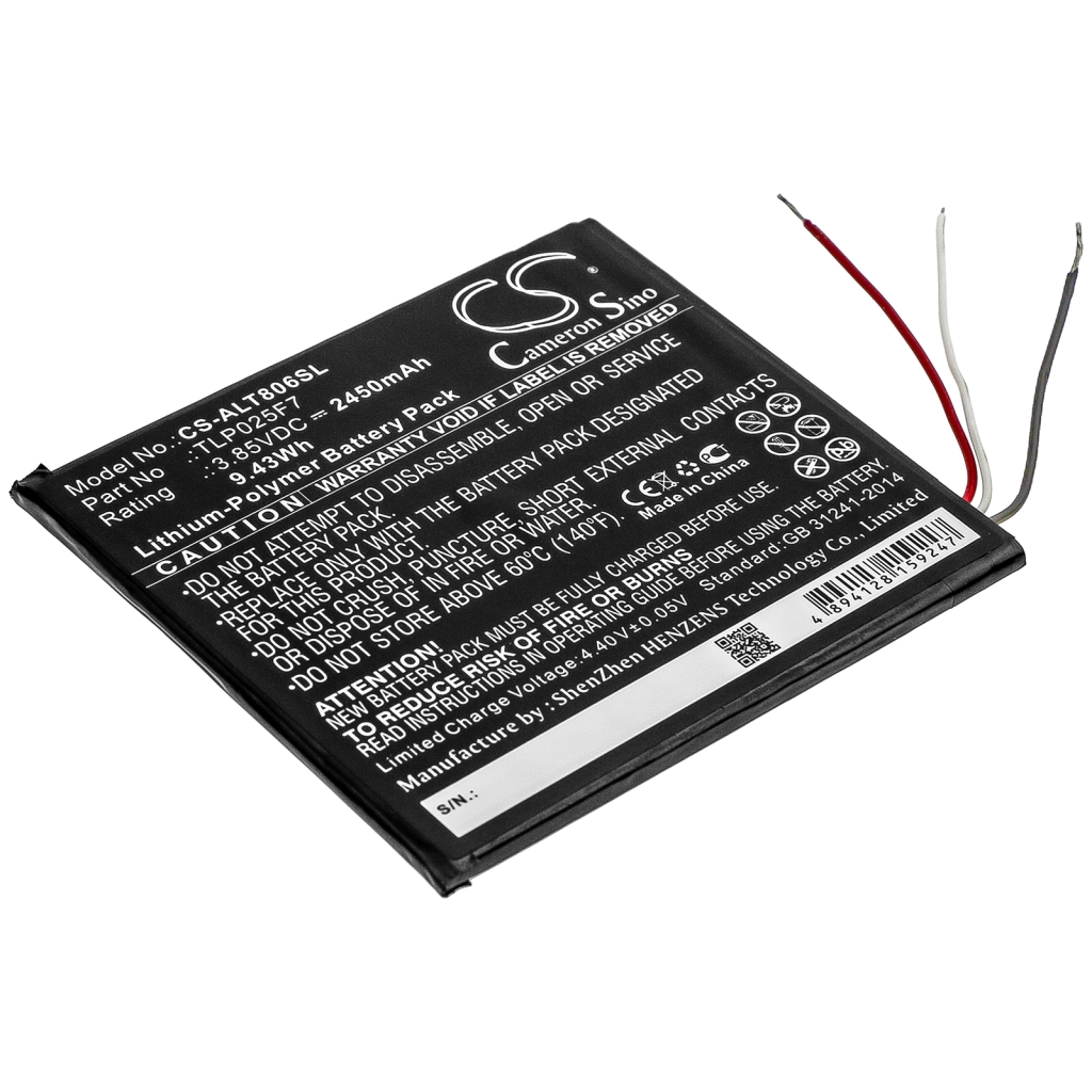 Battery Replaces TLP025F7