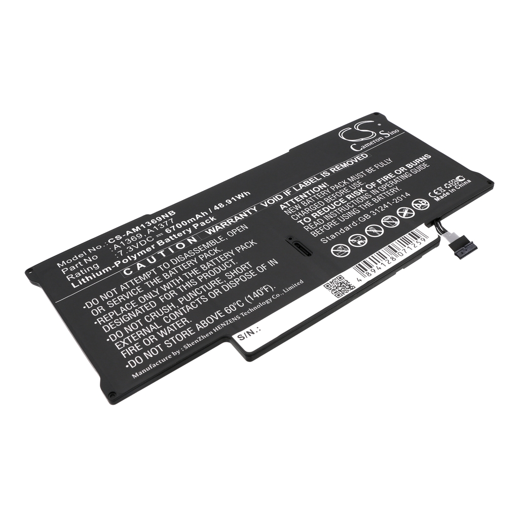 Batterier Ersätter Macbook Air 13.3" MC503