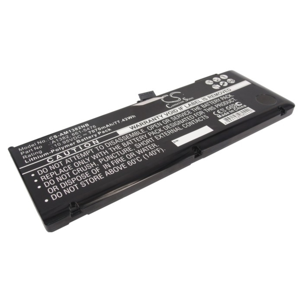 Batterier Ersätter Macbook Pro 15" inch i7