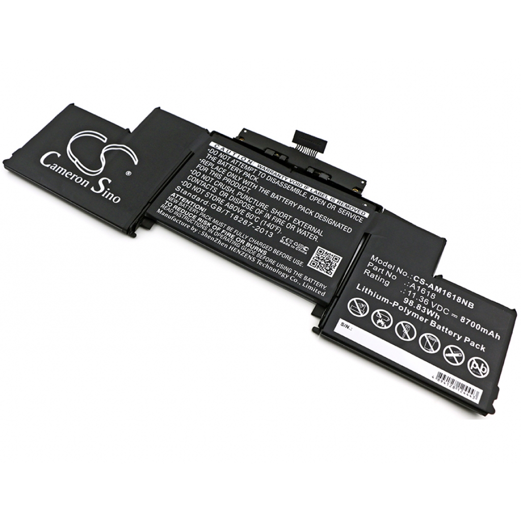 Batterier Ersätter Macbook Pro 15 A1398 Retina (2013 year)
