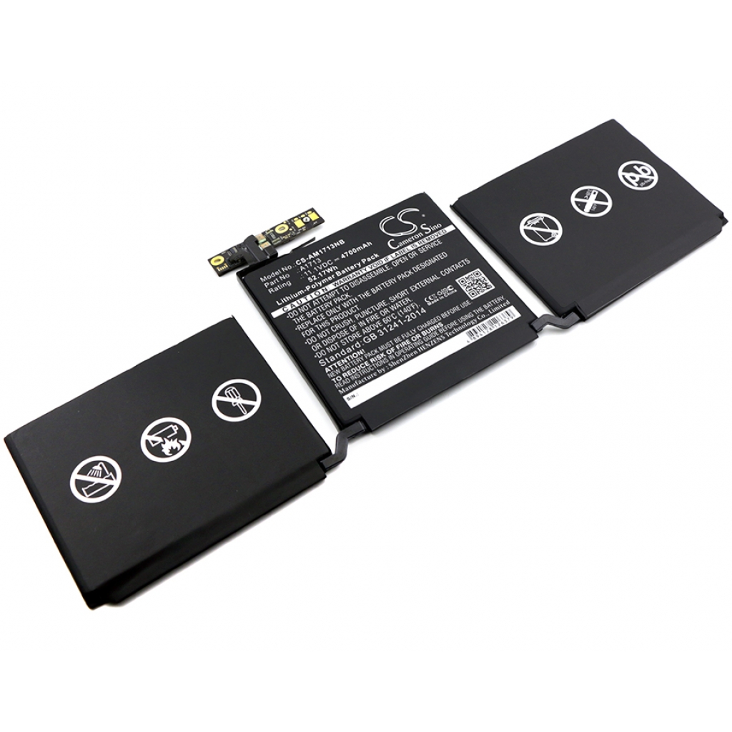 Batterier Ersätter MacBook Pro(MPXV2CH/A)