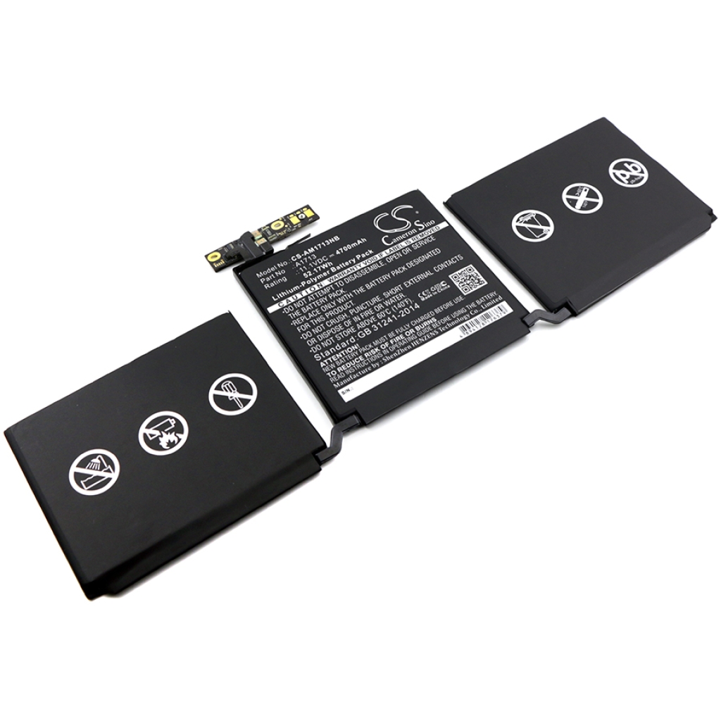 Batterier Ersätter MacBook Pro 13.3 2016 Retina