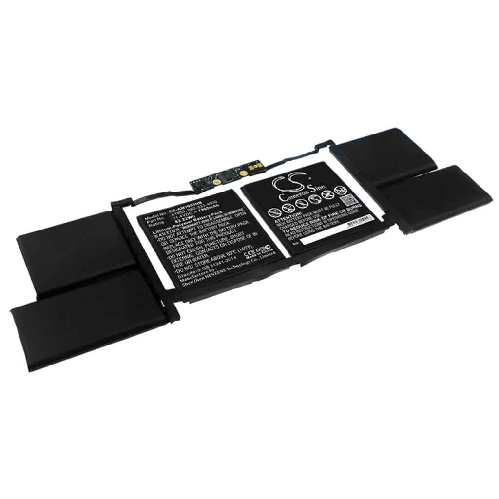 Batterier Ersätter MacBook Pro 15 inch TOUCH BAR A1990 2019