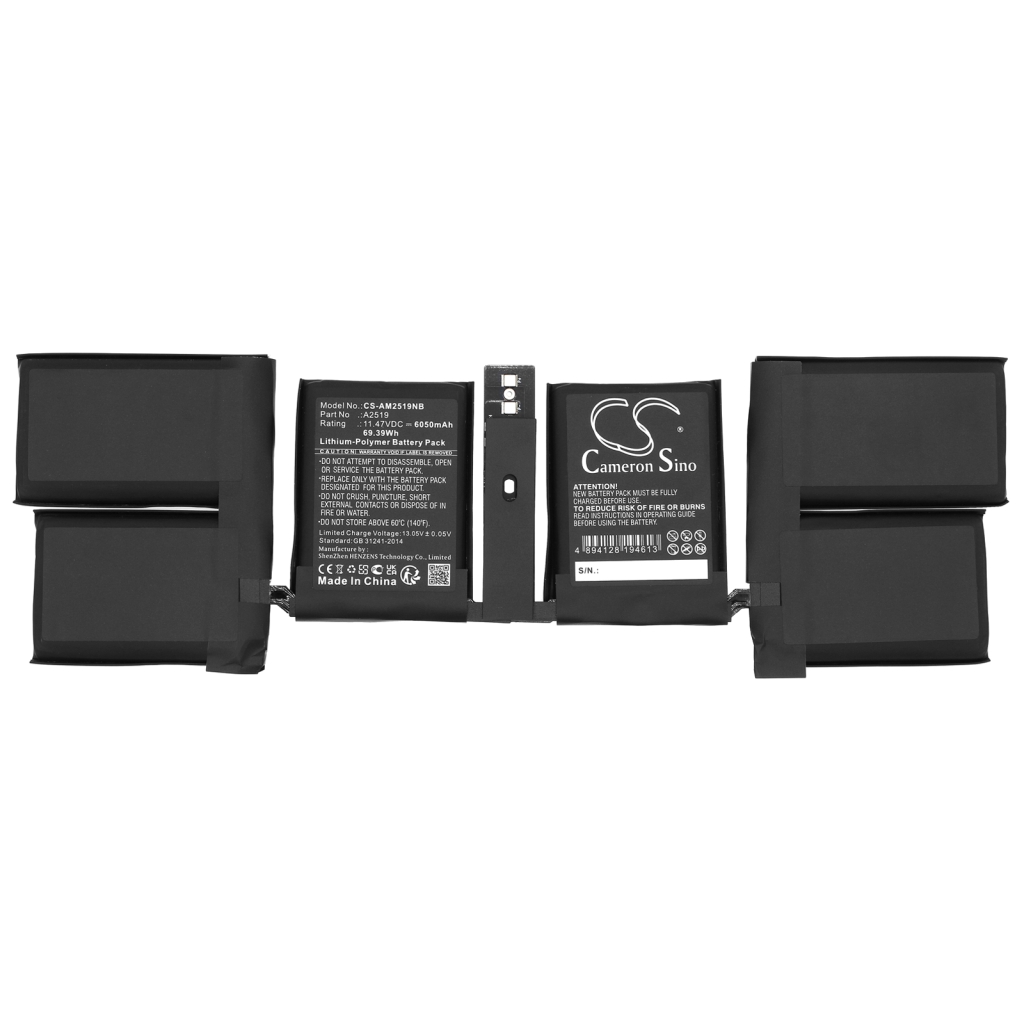 Batterier Ersätter MacBook Pro 14 2021