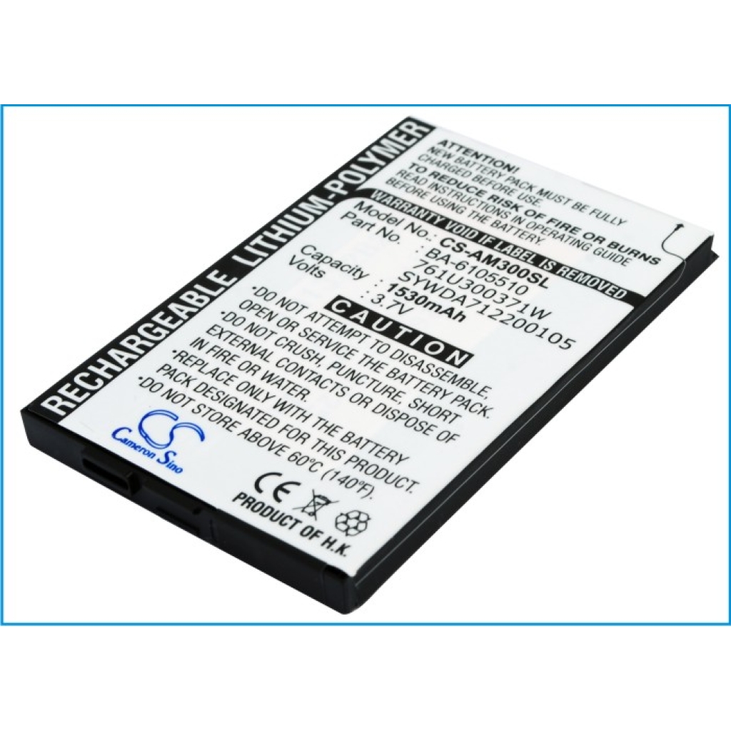 Battery Replaces 761U300371W