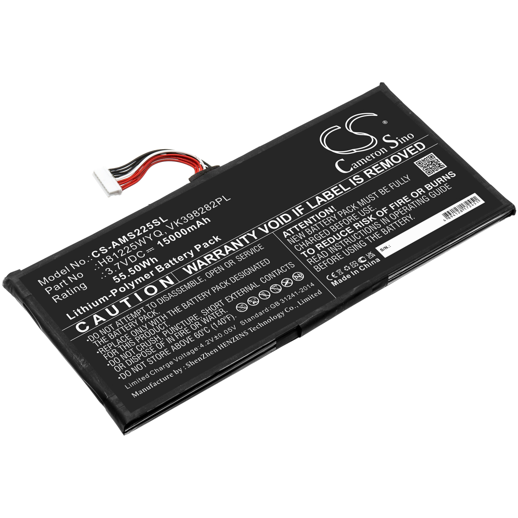 Batterier Batterier för forsknings- och mätutrustning CS-AMS225SL