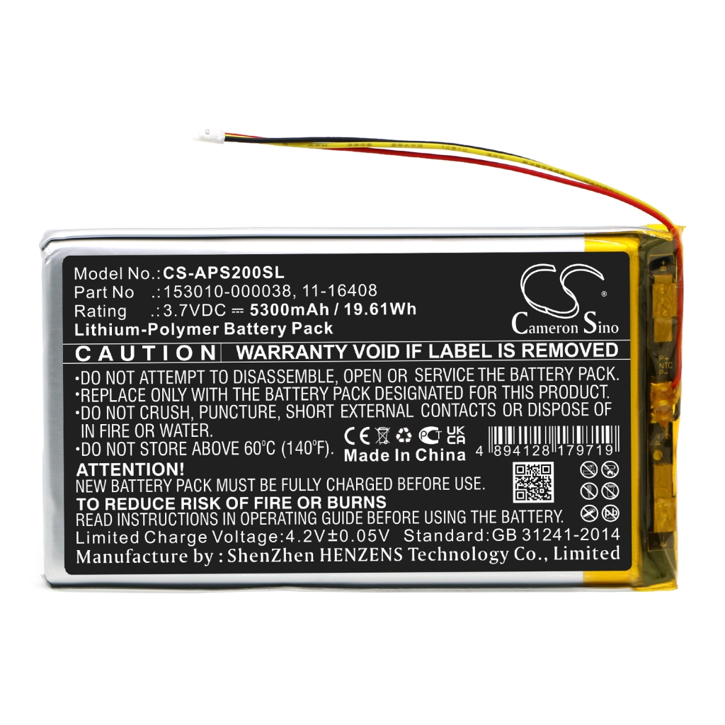 Batteries GPS, Navigator Battery CS-APS200SL