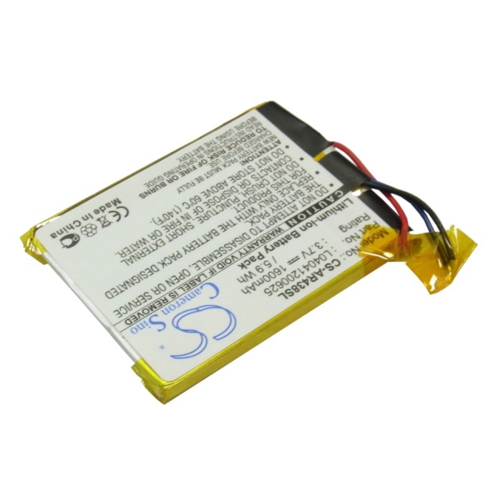 Batterier till MP3-spelare Archos CS-AR438SL