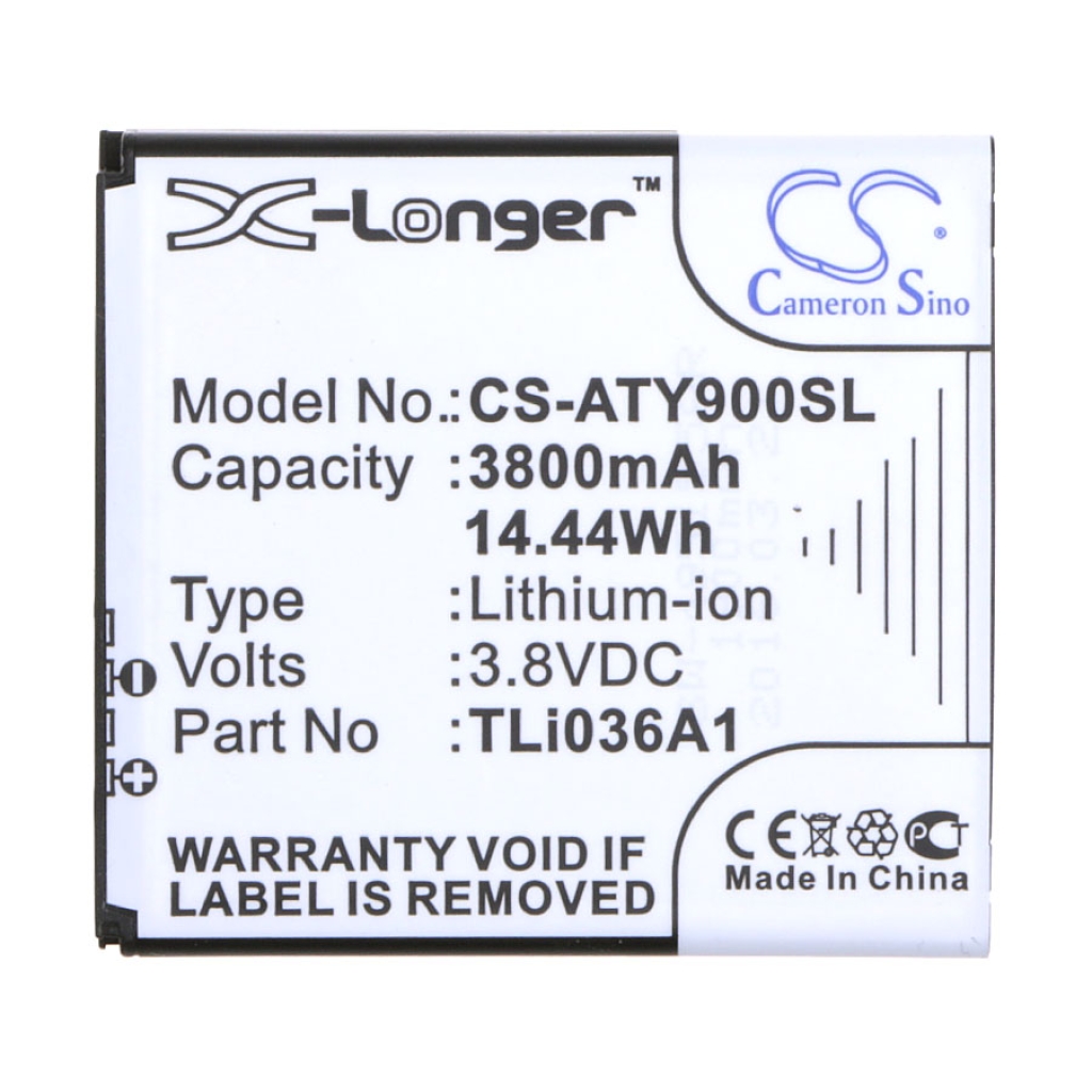 Battery Replaces TLi036A1