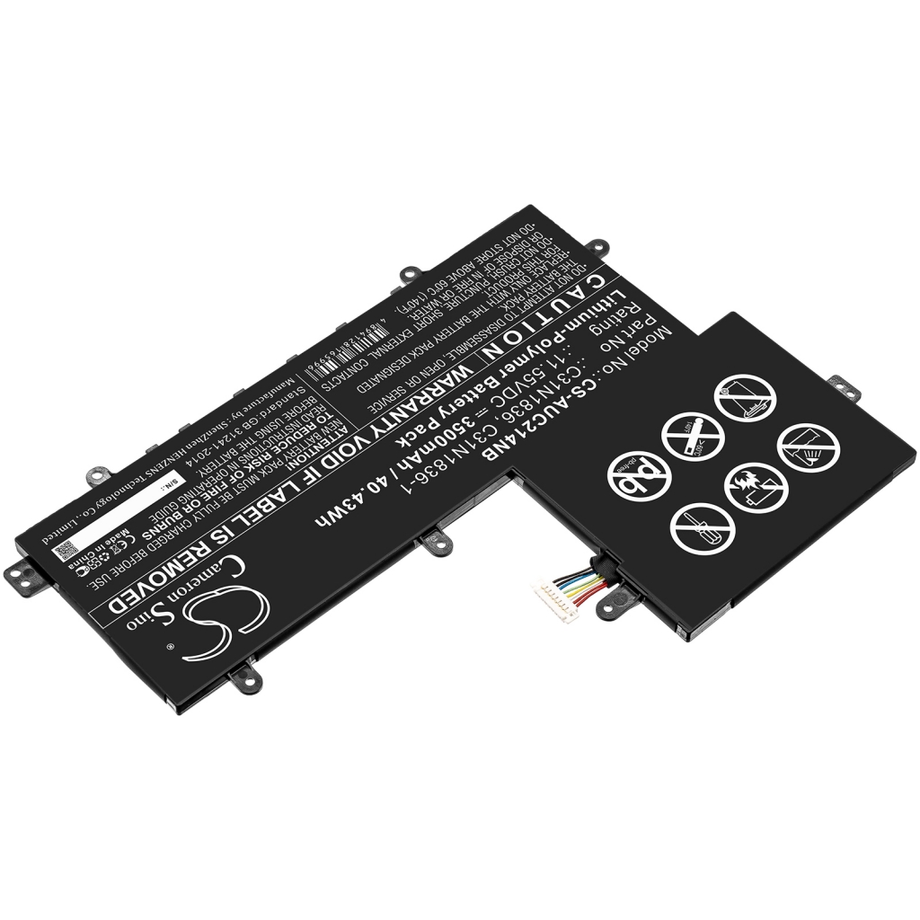 Batterier Ersätter Chromebook C204MA-GJ0074