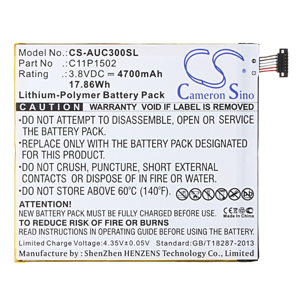 Batterier Ersätter C11P1502 ( 1ICP3/108/118 )