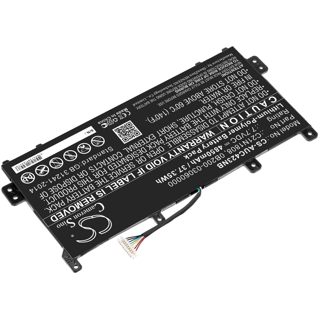 Batterier Ersätter Chromebook C423NA-EB0020