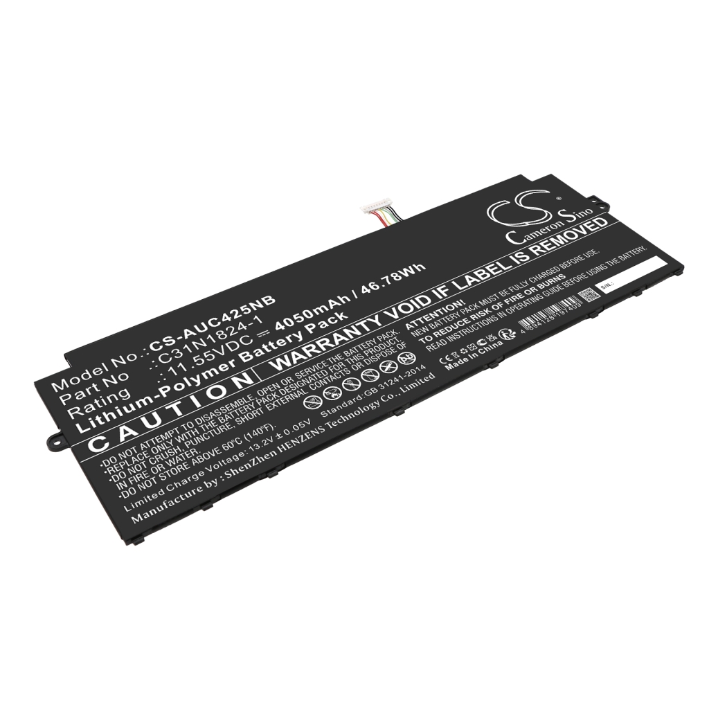 Batterier Ersätter Chromebook Flip C433TA-AJ0022