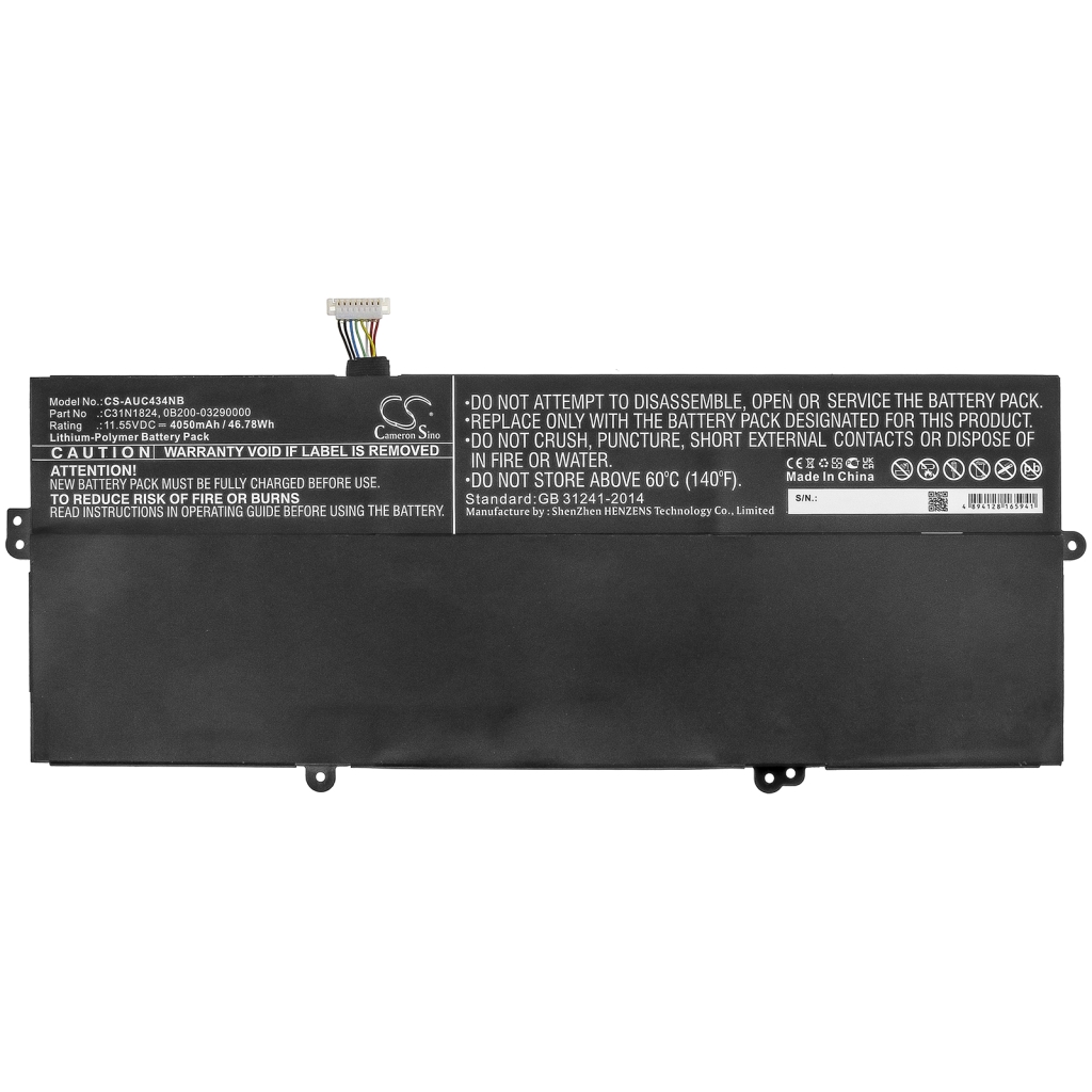 Batterier till bärbara datorer Asus CS-AUC434NB