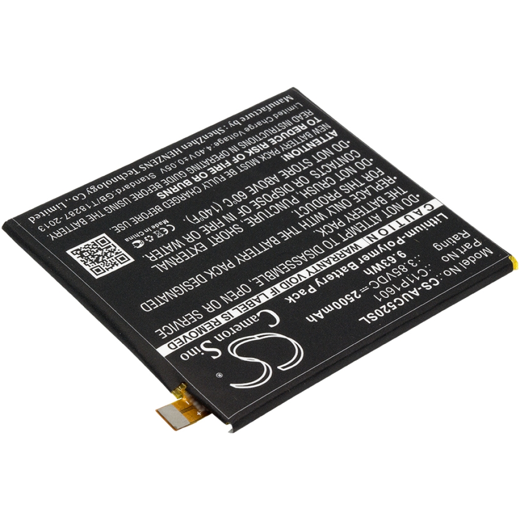 Batterier Ersätter ZenFone 3 5.2 Dual SIM