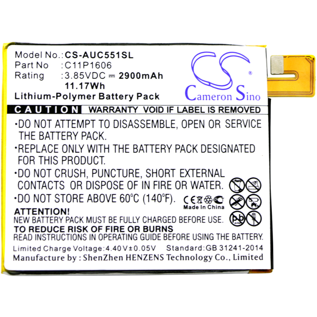 Batterier Ersätter C11P1606