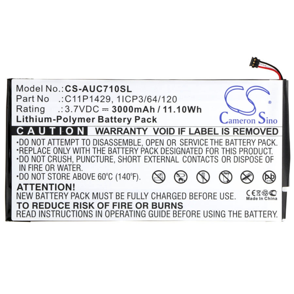 Batterier Ersätter C11P1429(9)