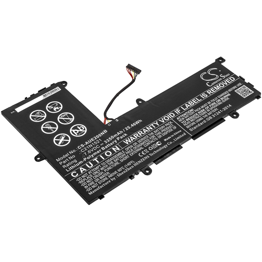 Batterier Ersätter VivoBook E200HA-1A