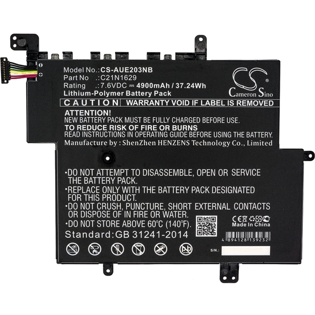 Battery Replaces C21N1629 (2ICP4/59/134)